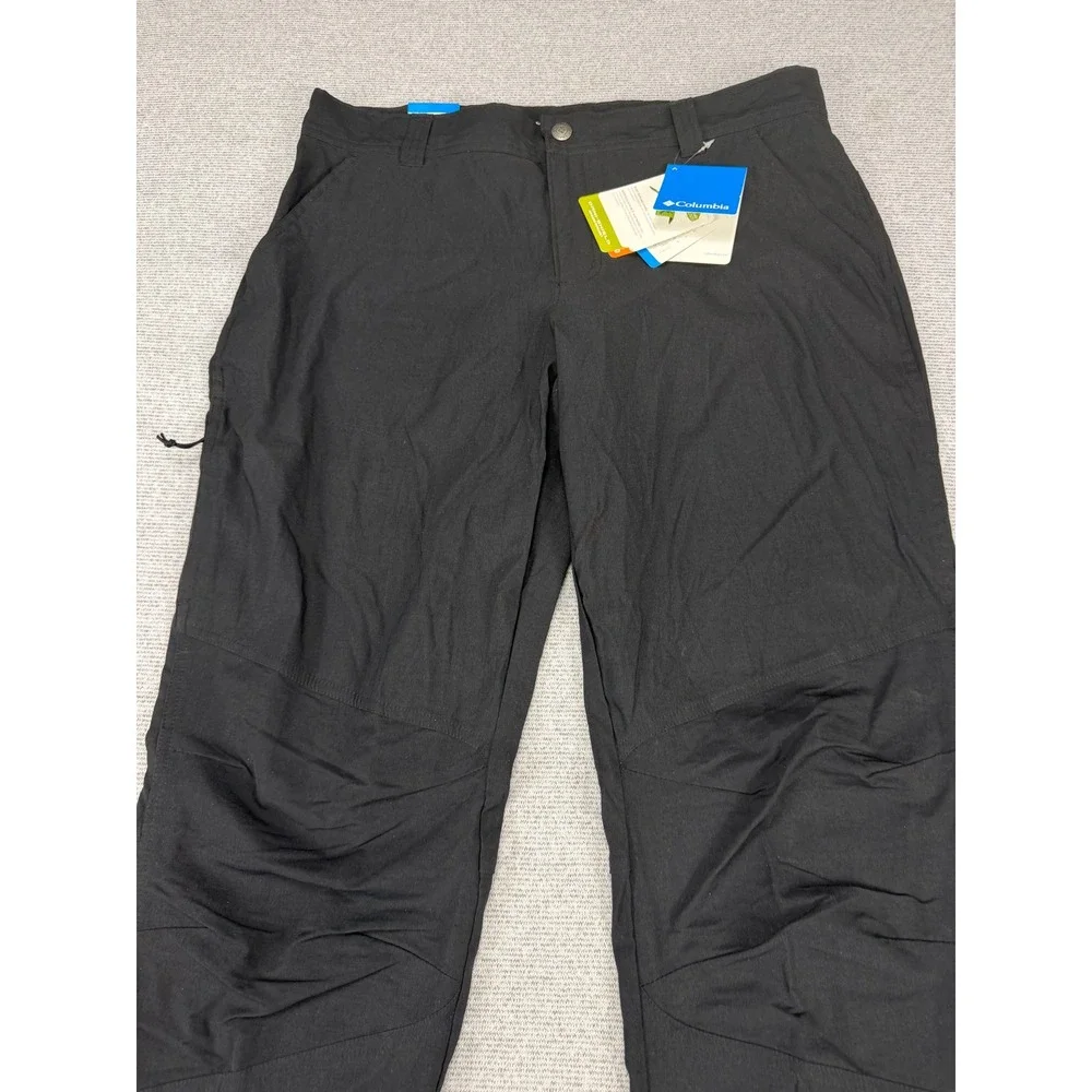 Columbia Jasper Butte Mens 34x32 Black Omni-Shield Hiking Pants XM9004-010 NEW